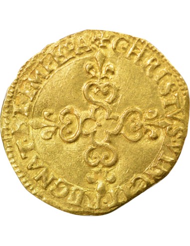 Henri III Au Soleil 1 ecu d'or Or 1578 K Bordeaux