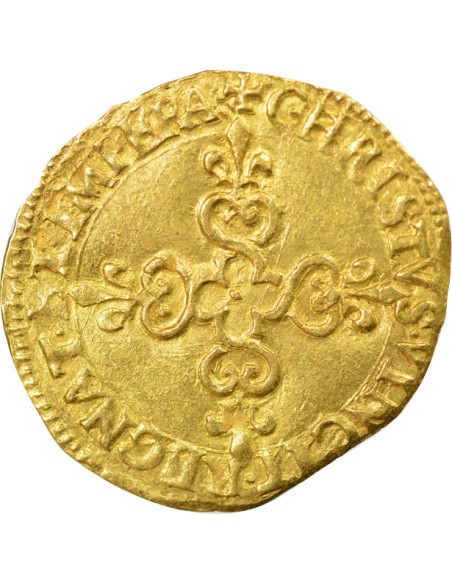 Henri III Au Soleil 1 ecu d'or Or 1578 K Bordeaux