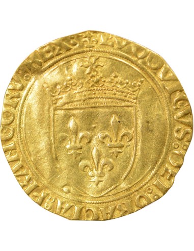 Louis XII Au Soleil 1 ecu d'or Or 1498-1507 A Paris