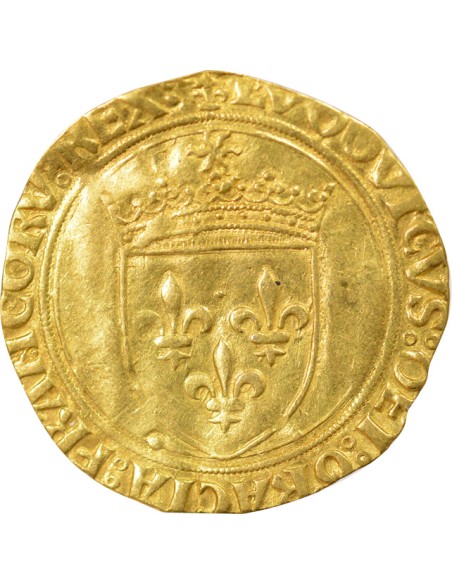 Louis XII Au Soleil 1 ecu d'or Or 1498-1507 A Paris
