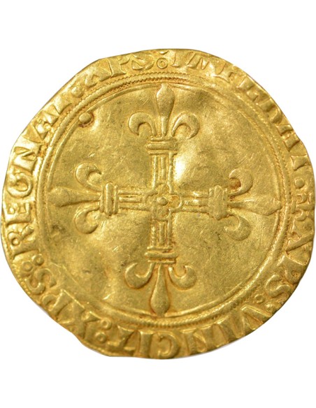 Louis XII Au Soleil 1 ecu d'or Or 1498-1507 A Paris