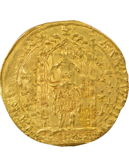 Charles V A Pied 1 franc Or 1365-1380