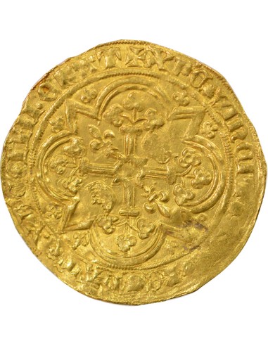 Charles V A Pied 1 franc Or 1365-1380