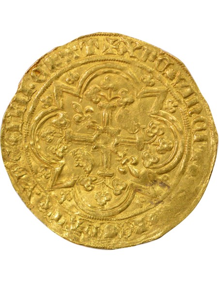 Charles V A Pied 1 franc Or 1365-1380