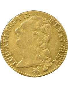Louis XVI A la Tête nue 1 louis d'or Or 1786 B Rouen 2