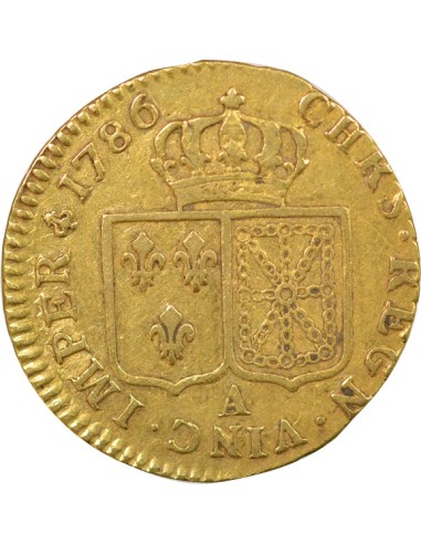 Louis XVI A la Tête nue 1 louis d'or Or 1786 A - Paris