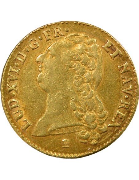 Louis XVI A la Tête nue 1 louis d'or Or 1786 K Bordeaux
