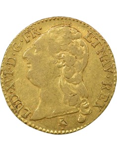 Louis XVI Tête nue 1 louis d'or Or 1786 A - Paris 2