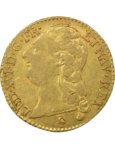 Louis XVI Tête nue 1 louis d'or Or 1786 A - Paris
