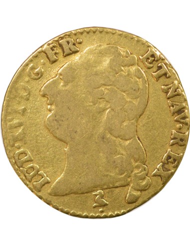 Louis XVI Tête nue 1 louis d'or Or 1786 A - Paris
