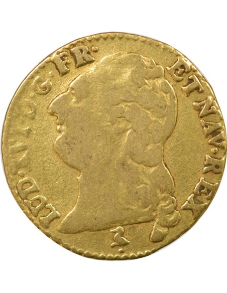 Louis XVI Tête nue 1 louis d'or Or 1786 A - Paris