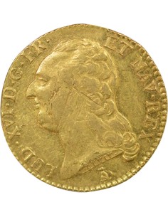 Louis XVI A la Tête nue 1 louis d'or Or 1786 T Nantes 2