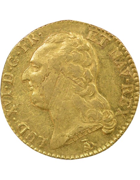 Louis XVI A la Tête nue 1 louis d'or Or 1786 T Nantes