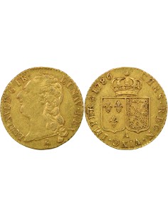Louis XVI A la Tête nue 1 louis d'or Or 1786 A - Paris