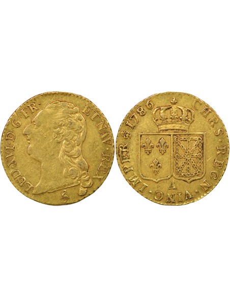 Louis XVI A la Tête nue 1 louis d'or Or 1786 A - Paris