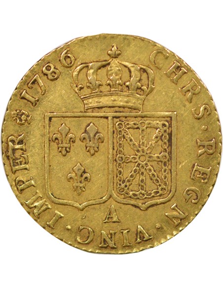 Louis XVI A la Tête nue 1 louis d'or Or 1786 A - Paris