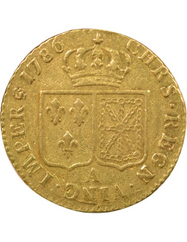 Louis XVI A la Tête nue 1 louis d'or Or 1786 A - Paris
