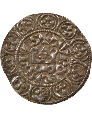 Philippe IV à l'O Rond 1 maille tierce Argent 1306 - 1314