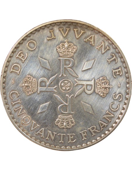 Monaco Rainier III de Monaco 50 francs Argent 1974 Pessac
