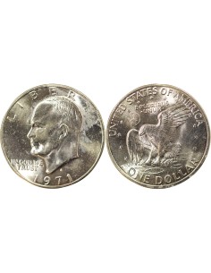 USA Eisenhower Eisenhower 1 Dollar Billon 1971 S San Francisco