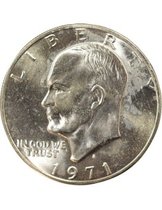 USA Eisenhower Eisenhower 1 Dollar Billon 1971 S San Francisco 2