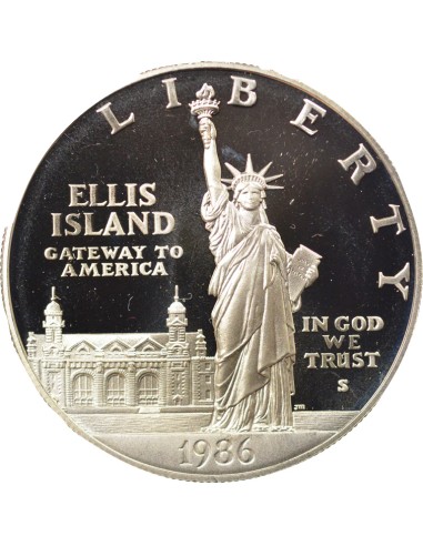 USA Statue de la Liberté 1 Dollar Billon 1986 S San Francisco