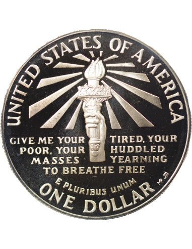 USA Statue de la Liberté 1 Dollar Billon 1986 S San Francisco