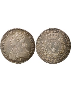 Louis XVI Au Buste Habillé 1/10 ecu Argent 1778 A - Paris