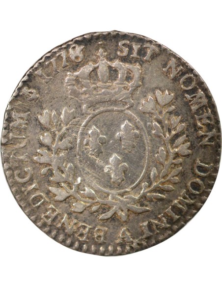 Louis XVI Au Buste Habillé 1/10 ecu Argent 1778 A - Paris