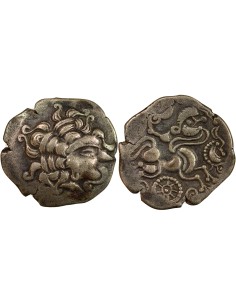 Gaule Classe VIIa 1 statere Billon 80-50 AV JC