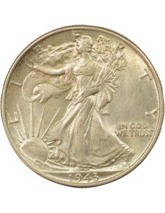 USA Liberty Walking 1/2 Dollar Argent 1943 Philadelphie 2