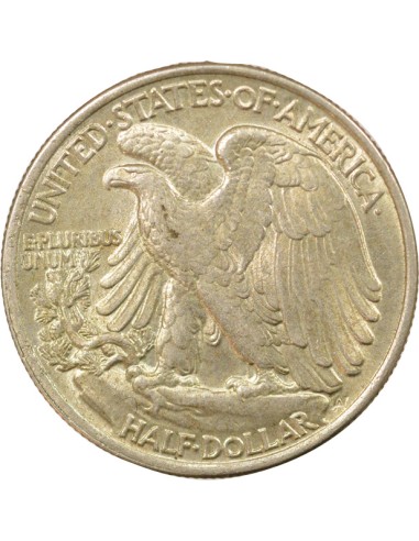 USA Liberty Walking 1/2 Dollar Argent 1943 Philadelphie
