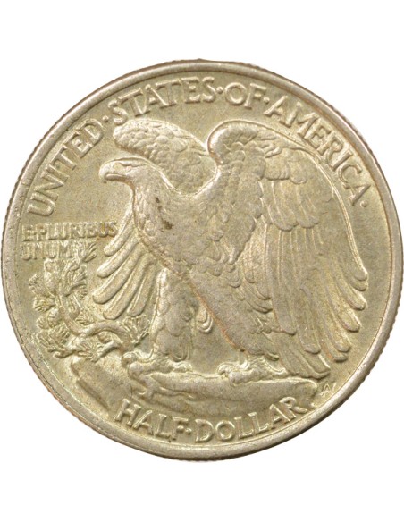 USA Liberty Walking 1/2 Dollar Argent 1943 Philadelphie