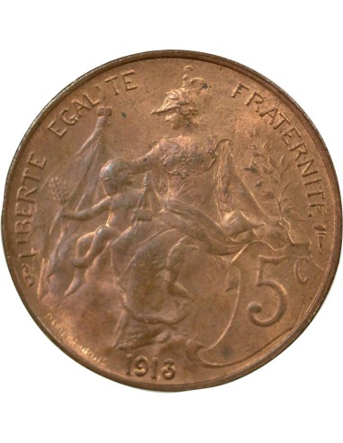 Dupuis 5 centimes Bronze 1913 A Paris
