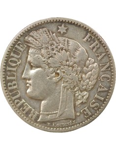 Céres - Demeter IIIe République 2 francs Argent 1871 A - Paris 2