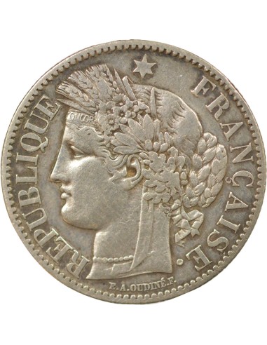 Céres - Demeter IIIe République 2 francs Argent 1871 A - Paris