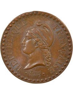 IIe République 1 centime Bronze 1848 A - Paris 2