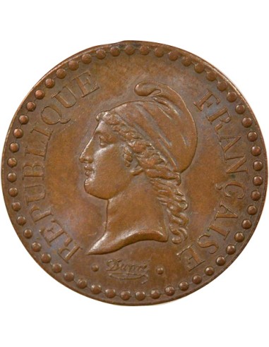 IIe République 1 centime Bronze 1848 A - Paris