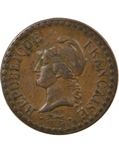 IIe République 1 centime Bronze 1851 A - Paris 2