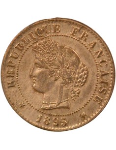 IIIe République 1 centime Bronze 1895 A - Paris 2