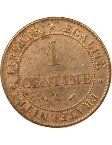 IIIe République 1 centime Bronze 1895 A - Paris