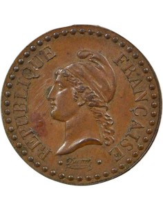 IIe République 1 centime Bronze 1848 A - Paris 2