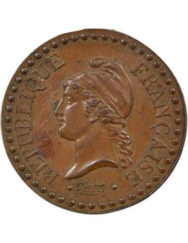 IIe République 1 centime Bronze 1848 A - Paris