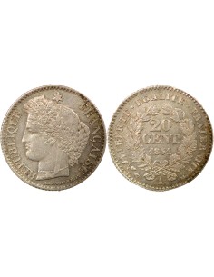IIe République 20 centimes Argent 1851 A - Paris