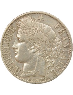IIIe République 1 franc Argent 1872 K Bordeaux 2