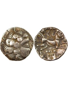 Gaule A la Lyre 1 statere Billon Ie Siècle Av JC