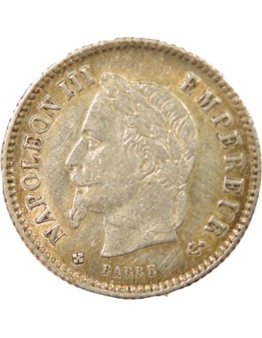 Napoléon III Grand Module 20 centimes Argent 1867 BB Strasbourg