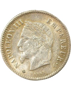 Napoléon III Grand Module 20 centimes Argent 1867 A - Paris 2