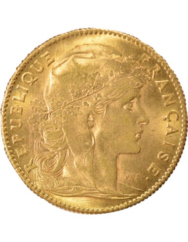 Coq 10 francs Or 1914 A - Paris