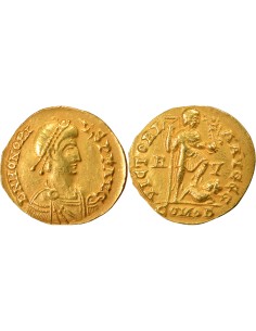 Rome Empire Honorius 1 solidus Or 402-406 Ravenna